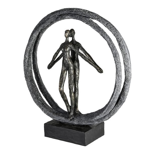 Sculptuur "Paar In Ring"